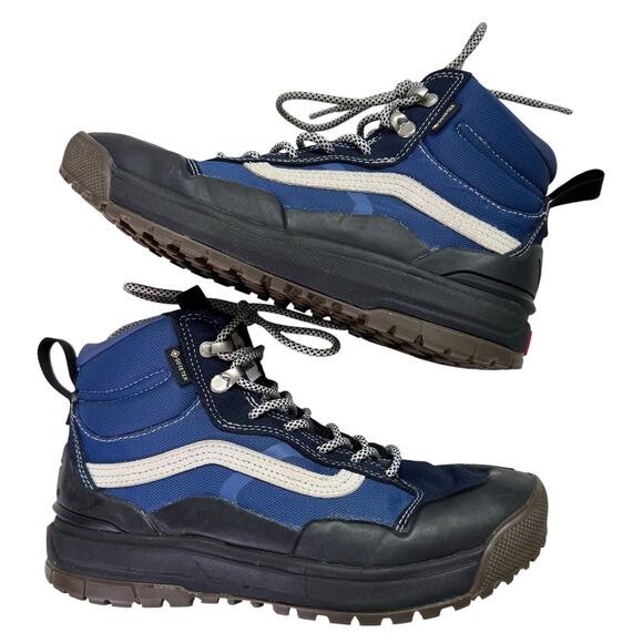 VANS Ultrarange Exo HI Gortex Waterproof Navy Blue Black Ankle Boots Shoes - Picture 4 of 7